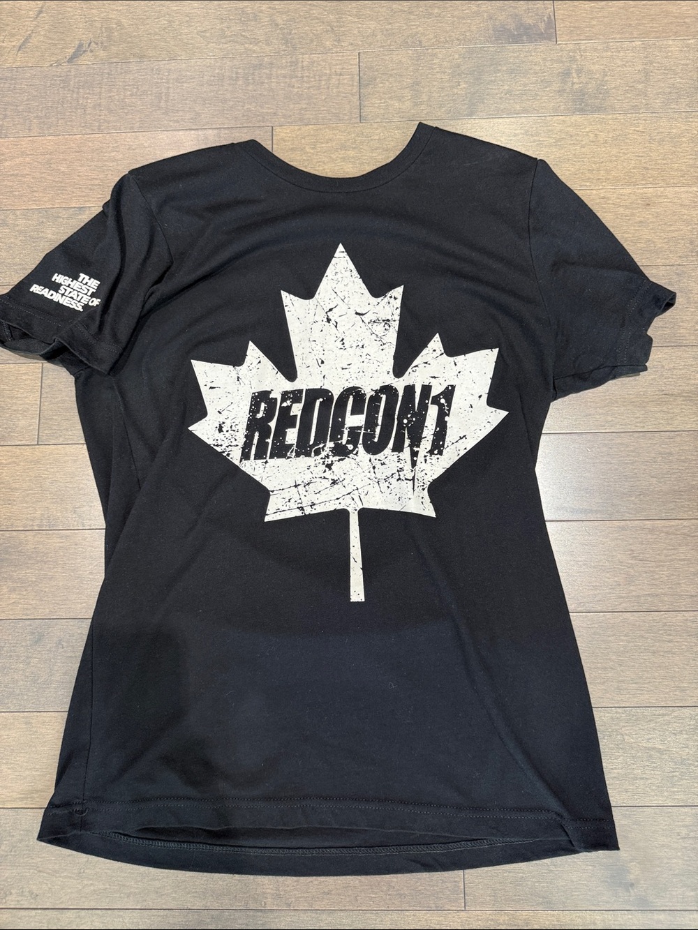 Redcon1 Men’s Black Graphic Leaf Logo Tee